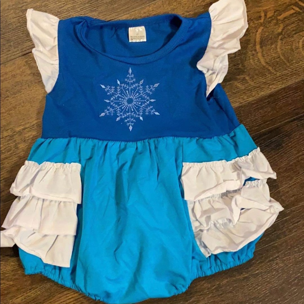 Elsa Inspired Romper